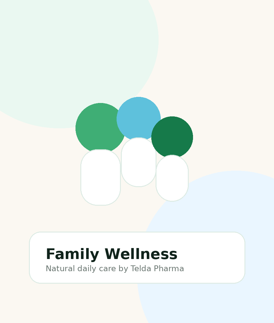 Family wellness lifestyle visual